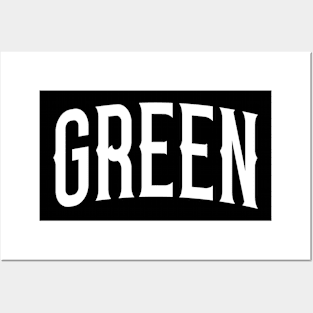 Green 16 Posters and Art